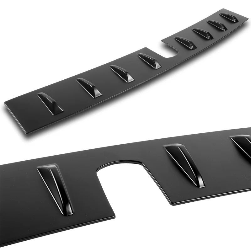 Matte Black Rear Roof Vortex Generator Spoiler Wing For 2022 2023 2024 2025 Subaru WRX -Shark Fin Style - Image 2
