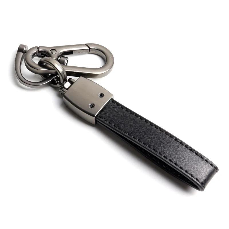 MAZDA Universal Black 3D Logo Leather Metal Gift Decor Quick Release Lanyard Keychain MAZDA SPEED - Image 3