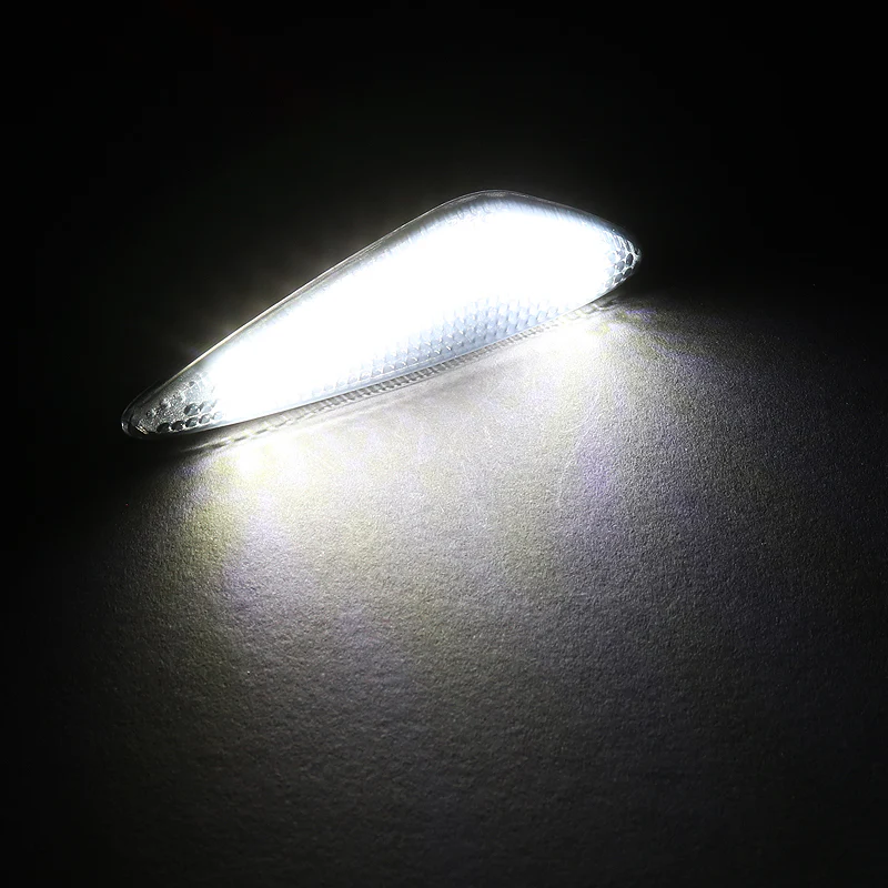 Mazda RX-8 / MX-5 Miata White LED Turn Signal Front Side Marker Lights -Clear Lens - Image 4