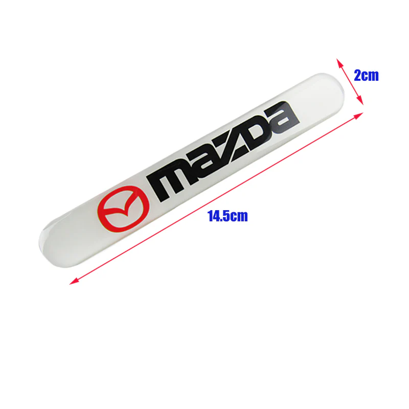 Mazda Set LOGO Emblems with Black Keychain Wheel Tire Valves Air Caps - US SELLER - Image 5