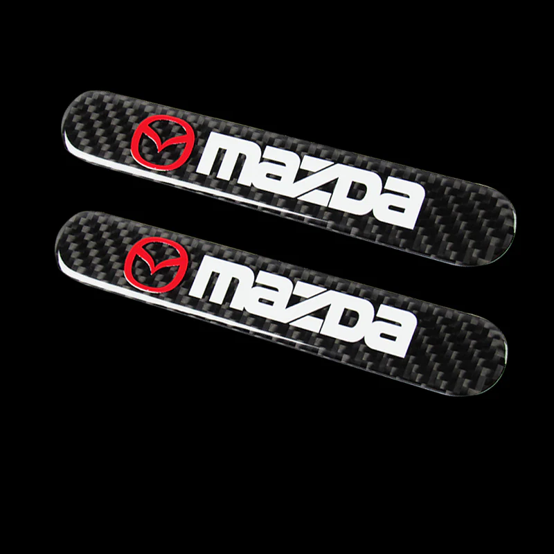 Mazda Set LOGO Emblems with Mazda Speed Silver Tire Wheel Valves Air Caps Keychain - US SELLER - Image 4