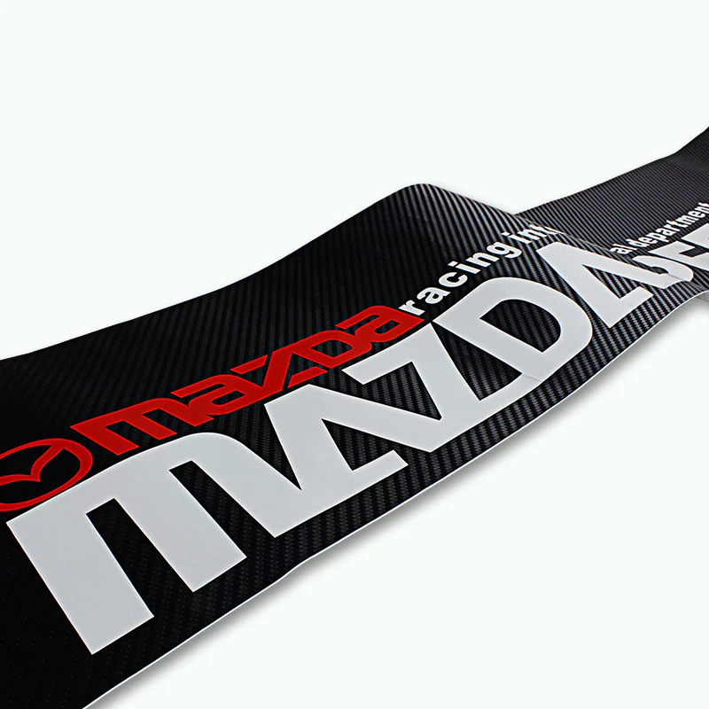 Mazdaspeed Carbon Fiber Windshield Banner - Image 3