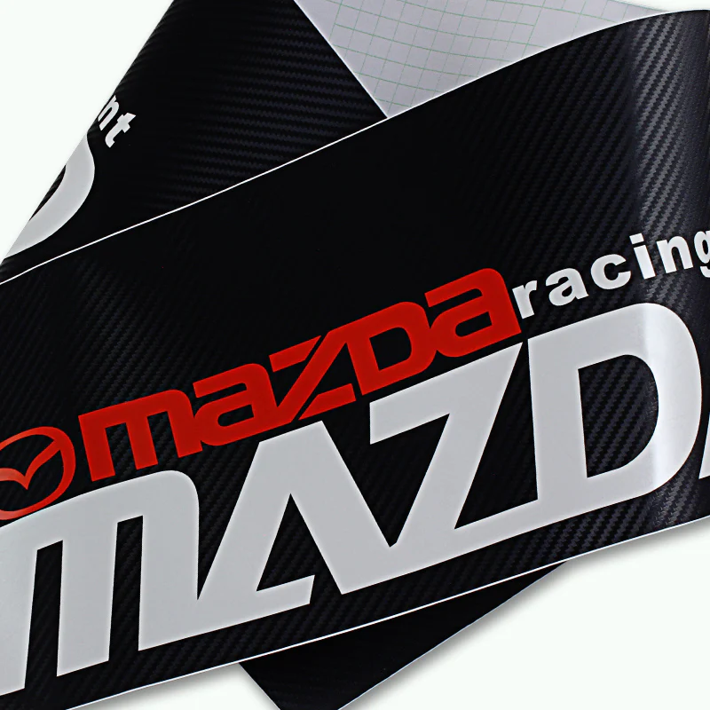 Mazdaspeed Carbon Fiber Windshield Banner - Image 4