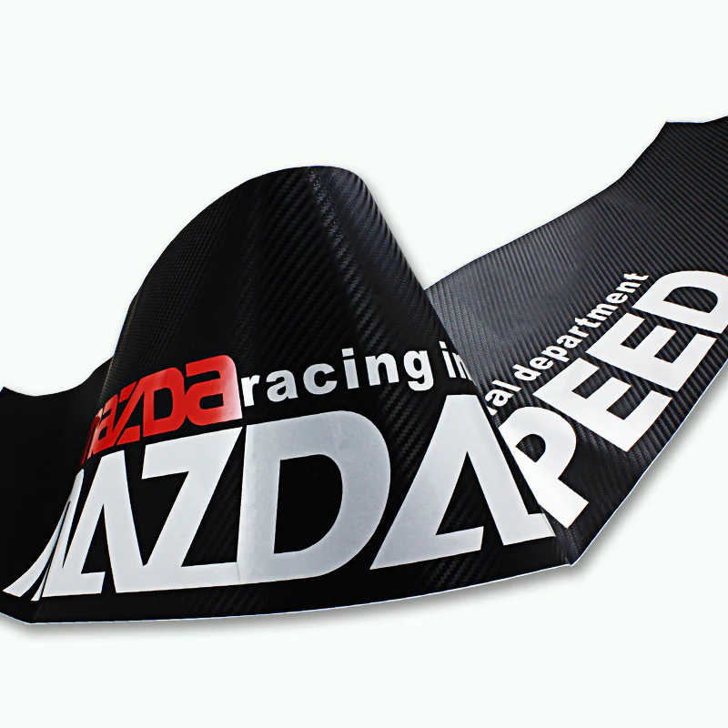 Mazdaspeed Carbon Fiber Windshield Banner - Image 5