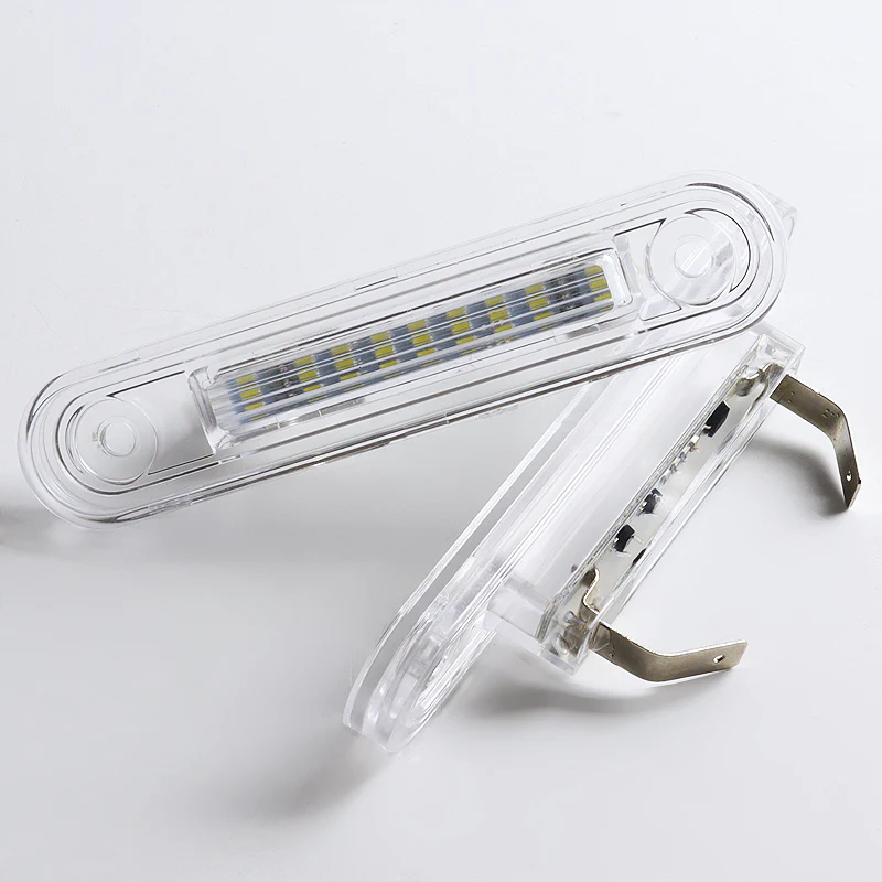 Mercedes-Benz C / E Class W124 W201 W202 White 18-SMD LED License Plate Lights (2pcs) - Image 2