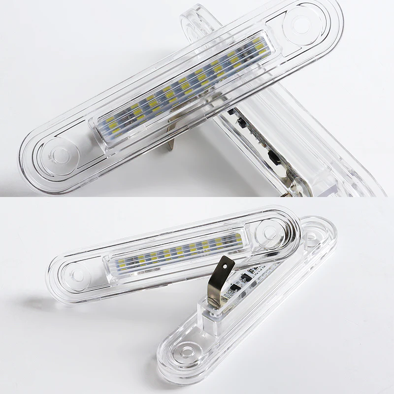 Mercedes-Benz C / E Class W124 W201 W202 White 18-SMD LED License Plate Lights (2pcs) - Image 4