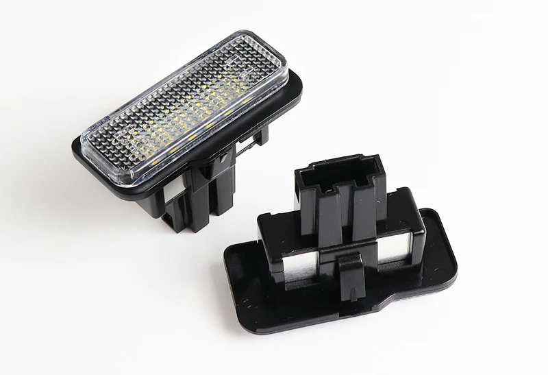 2003–2009 Mercedes-Benz E-Class W211 White 18-SMD LED License Plate Lights (2pcs) - Image 3