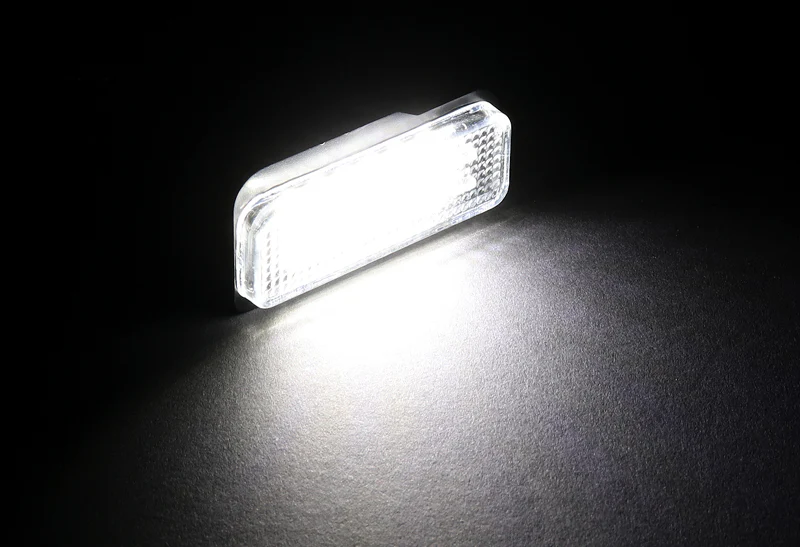 2003–2009 Mercedes-Benz E-Class W211 White 18-SMD LED License Plate Lights (2pcs) - Image 4