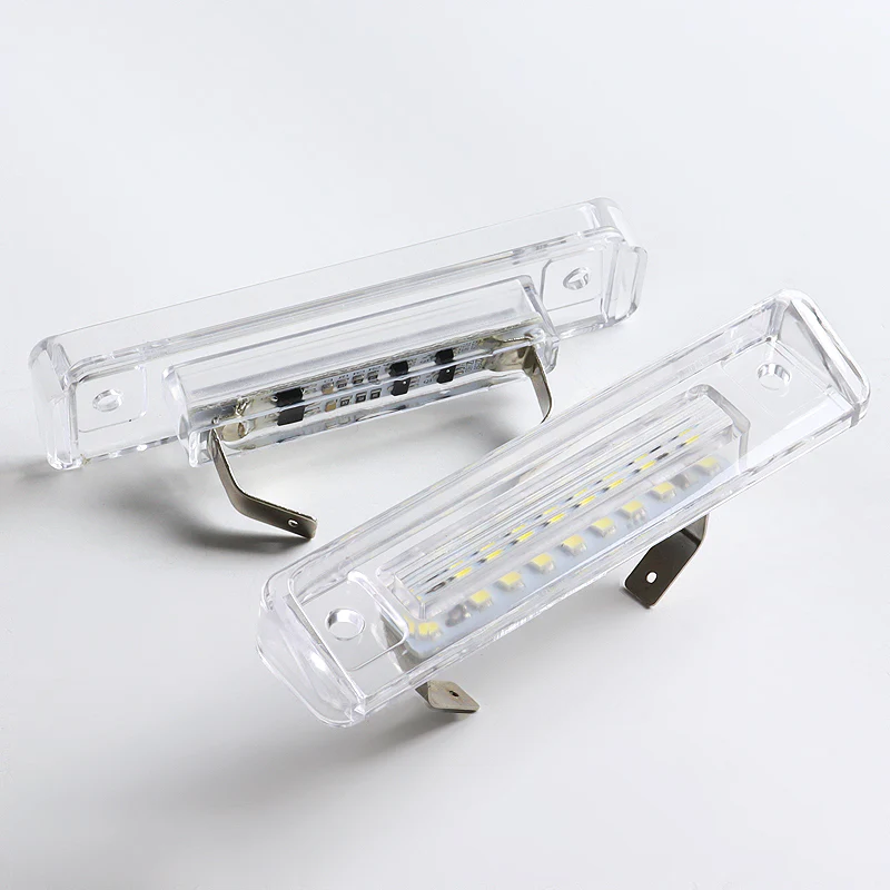 Mercedes-Benz SL / E Class W124 S124 R129 White 18-SMD LED License Plate Lights (2pcs) - Image 2
