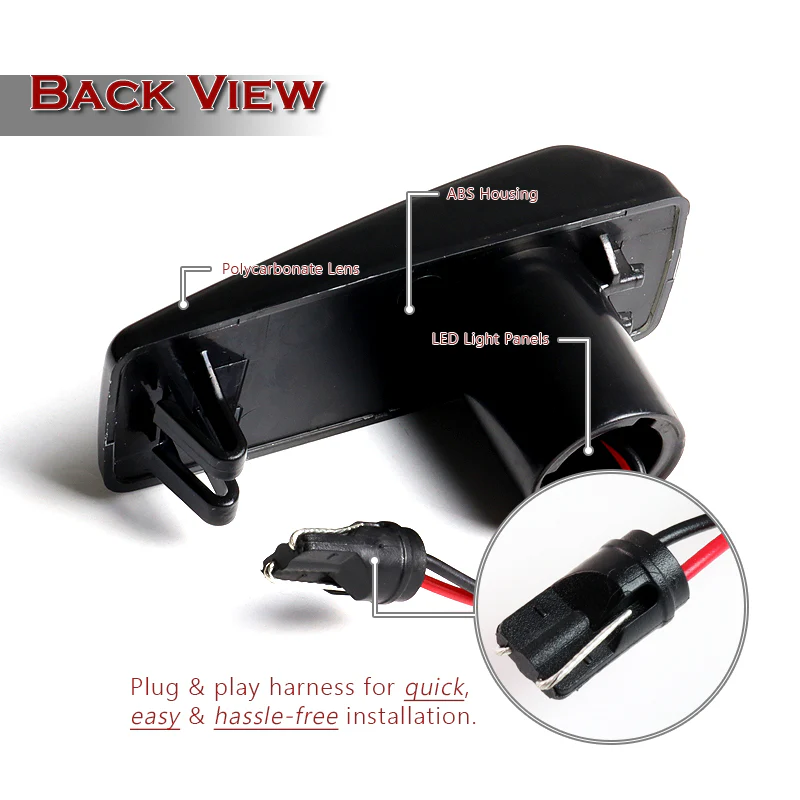 Mercedes-Benz W124 W202 W140 Sequential Amber LED Turn Signal Front Side Marker Lights -Smoked Lens - Image 3
