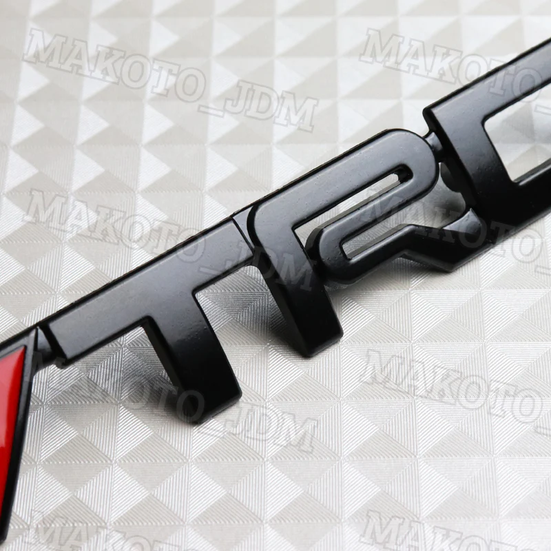Toyota TRD Black 3D Metal Emblem Sticker - Image 2