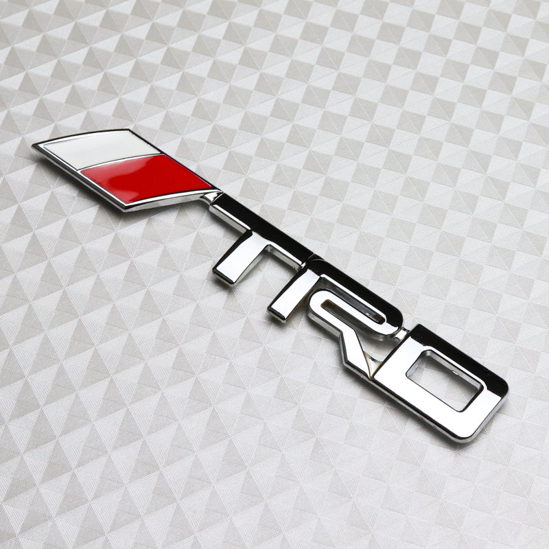 Toyota TRD Chrome 3D Metal Emblem Sticker - Image 2