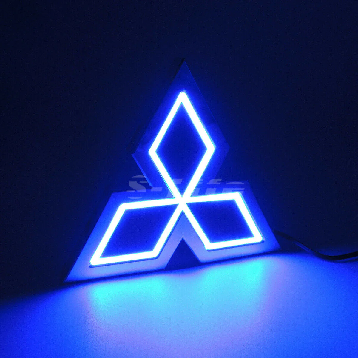Mitsubishi Blue 5D LED Car Tail Logo Badge Emblem Light Lamp For Galant Lancer Lioncel Zinger ASX CUV - Image 10