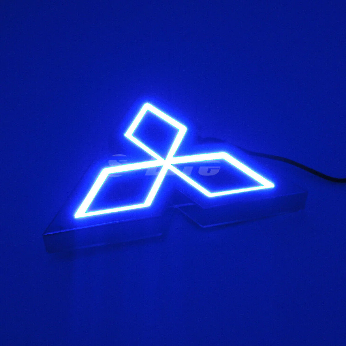 Mitsubishi Blue 5D LED Car Tail Logo Badge Emblem Light Lamp For Galant Lancer Lioncel Zinger ASX CUV - Image 3