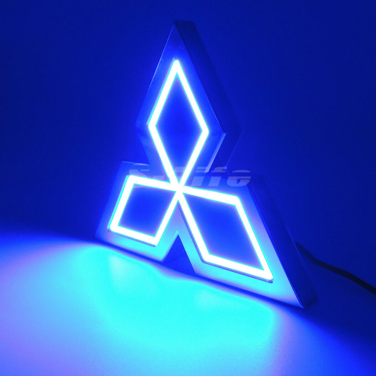 Mitsubishi Blue 5D LED Car Tail Logo Badge Emblem Light Lamp For Galant Lancer Lioncel Zinger ASX CUV - Image 6