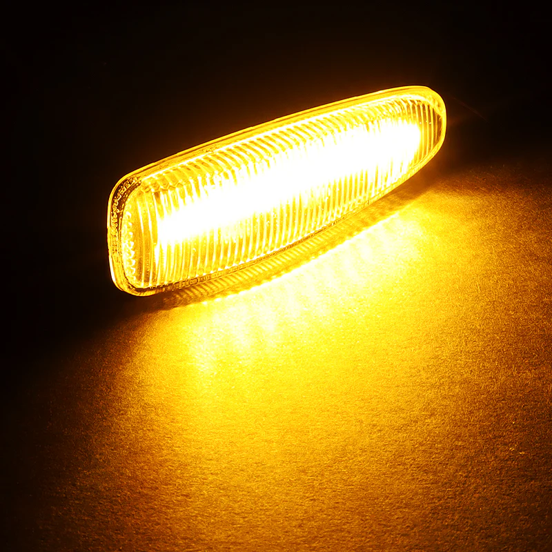 Mitsubishi Lancer EVO X / Mirage Sequential Amber LED Signal Side Marker Lights -Clear Lens - Image 5