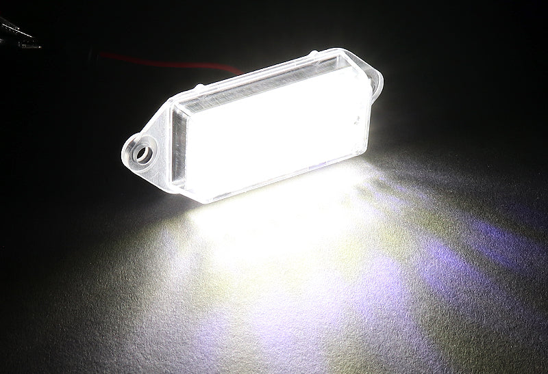 Mitsubishi Lancer Evolution X White 18-SMD 6000K LED License Plate Lights (2pcs) - Image 4