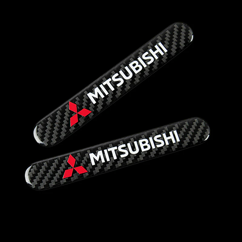 MITSUBISHI LOGO Set Emblems with Silver Keychain Wheel Tire Valves Air Caps - US SELLER - Image 8