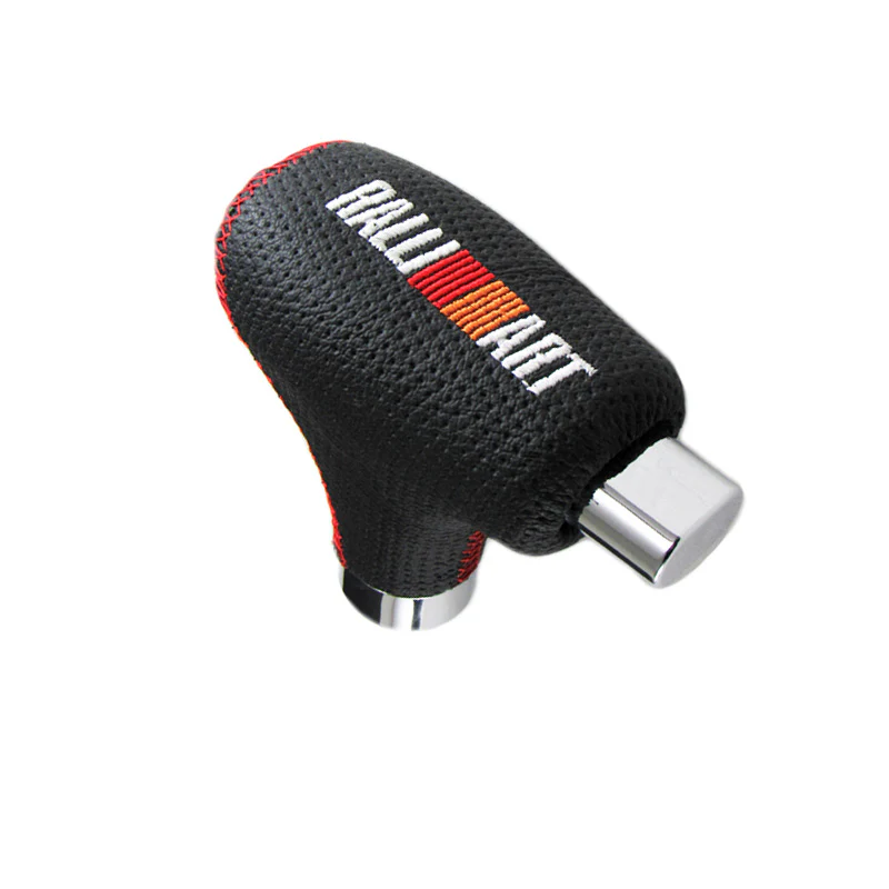 Mitsubishi Ralliart Black Leather Shift Knob - Image 2