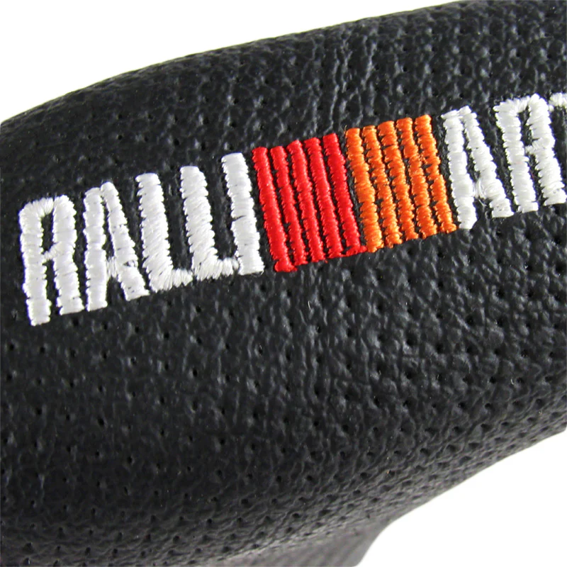 Mitsubishi Ralliart Black Leather Shift Knob - Image 3