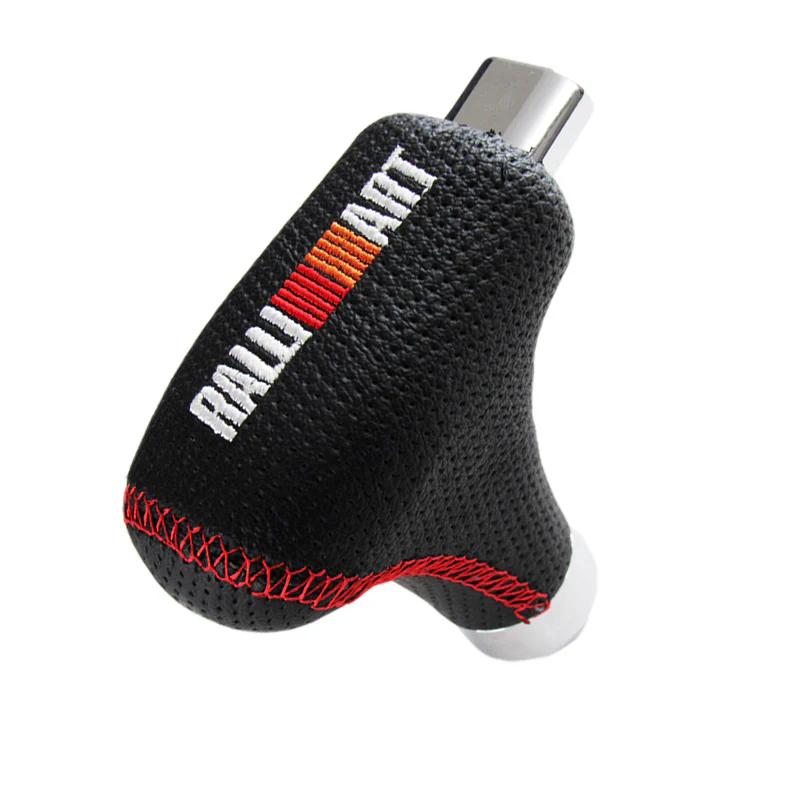 Mitsubishi Ralliart Black Leather Shift Knob - Image 5