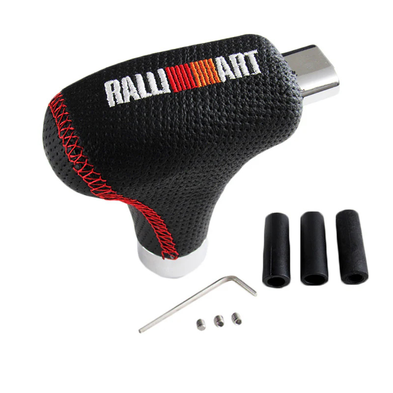 Mitsubishi Ralliart Black Leather Shift Knob - Image 6