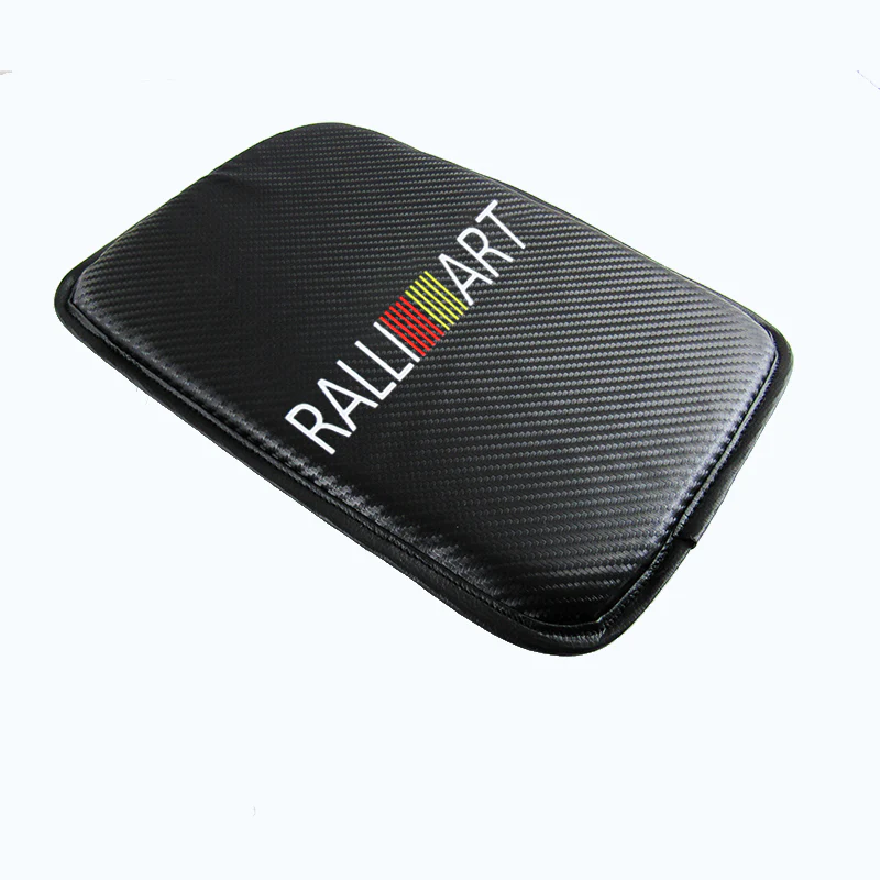 Mitsubishi Ralliart Carbon Fiber Look Armrest Cushion - Image 4