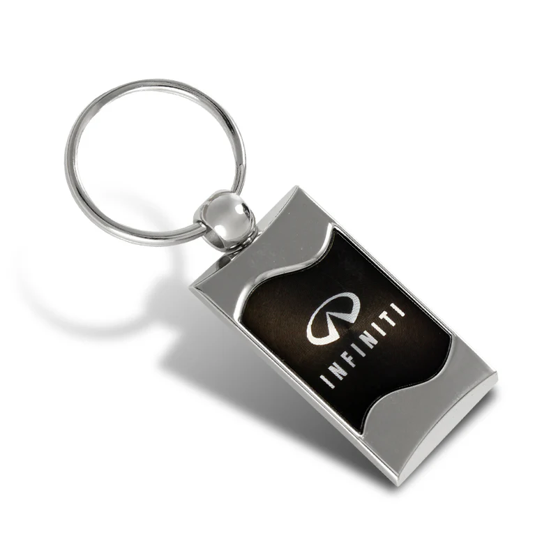 Mitsubishi RED Rectangular Authentic Chrome Key Fob Key ring Keychain Lanyard - Image 28