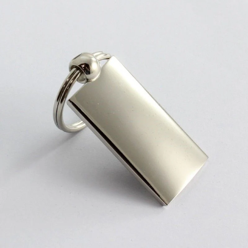 Mitsubishi RED Rectangular Authentic Chrome Key Fob Key ring Keychain Lanyard - Image 6