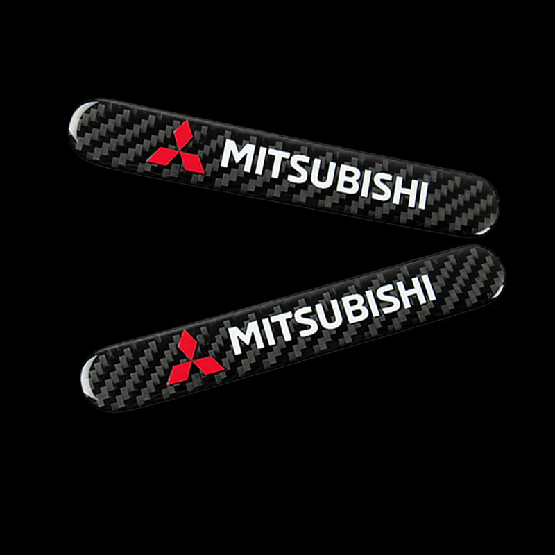 MITSUBISHI Set LOGO Emblems with Black Ralliart Tire Wheel Valves Air Caps Keychain - US SELLER - Image 4