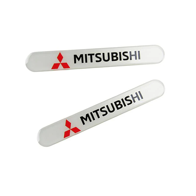 MITSUBISHI Set LOGO Emblems with Black Ralliart Wheel Tire Valves Air Caps Keychain - US SELLER - Image 8