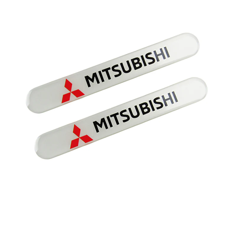 MITSUBISHI Set LOGO Emblems with Silver Ralliart Wheel Tire Valves Air Caps Keychain - US SELLER - Image 4
