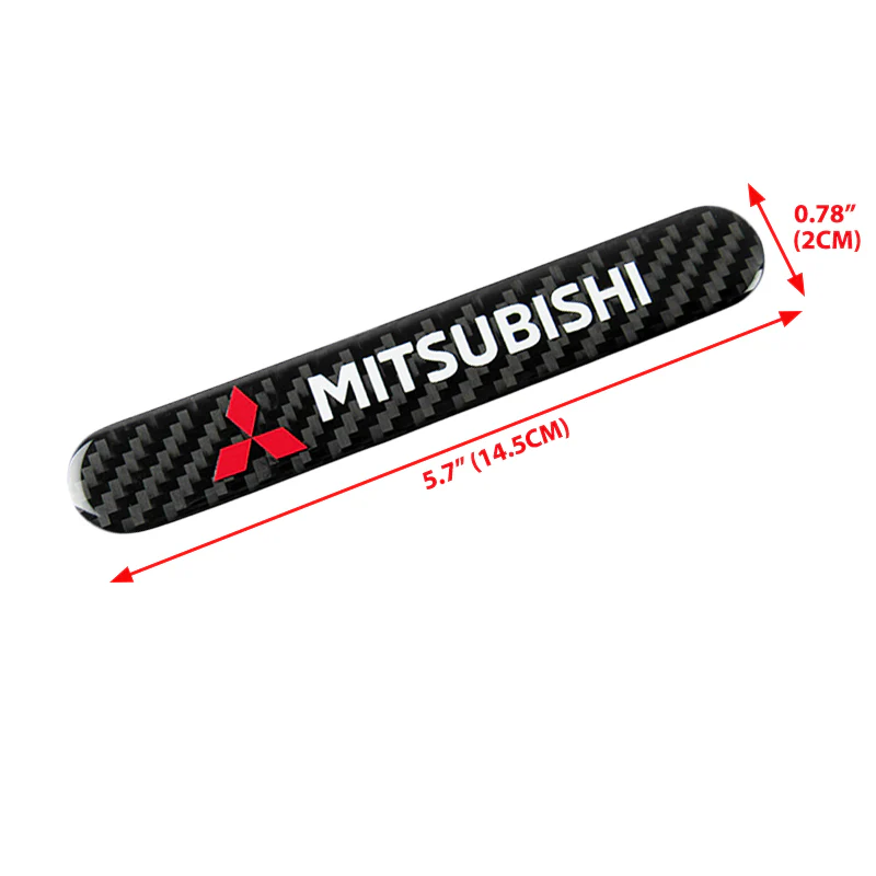 MITSUBISHI Set LOGO Emblems with Silver Tire Wheel Valves Air Caps Keychain - US SELLER - Image 5
