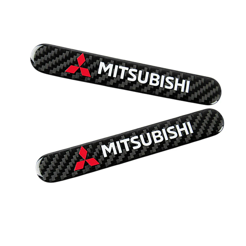 MITSUBISHI Set LOGO Emblems with Silver Tire Wheel Valves Air Caps Keychain - US SELLER - Image 8