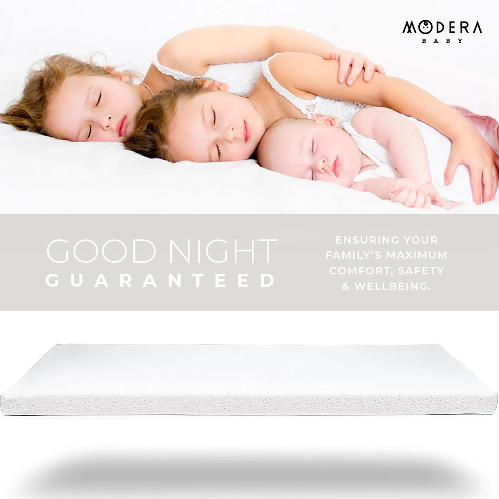 MODERA Organic Cotton Crib Topper, CertiPUR-US Ventilated 2-Inch Memory Foam Mattress Pad for Standard Baby Crib Toddler Bed w/Washable Waterproof Cover, Soft Padding, Nonslip Bottom, Travel Strap 26"x38"x2" - Image 9