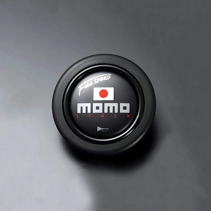 MOMO Black Full Speed Steering Wheel Horn Button Sport Competition Tuning 59mm - Image 7