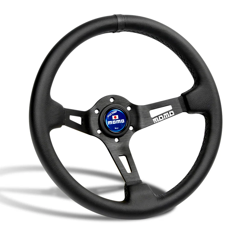 MOMO Blue Full Speed Steering Wheel Horn Button Sport Competition Tuning 59mm - Image 3