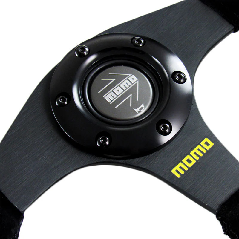 MOMO Gray / Silver Steering Wheel Horn Button Sport Competition Tuning 59mm - Image 3
