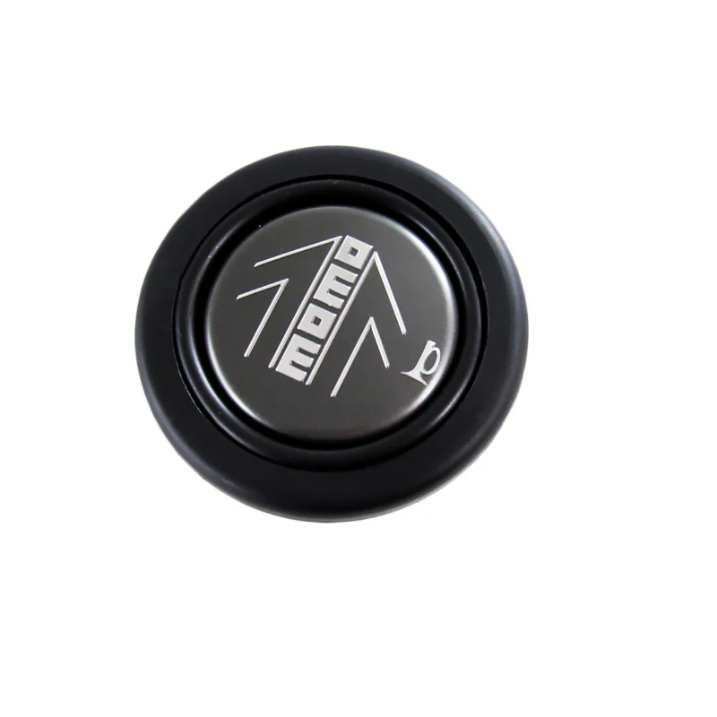 MOMO Gray / Silver Steering Wheel Horn Button Sport Competition Tuning 59mm - Image 4