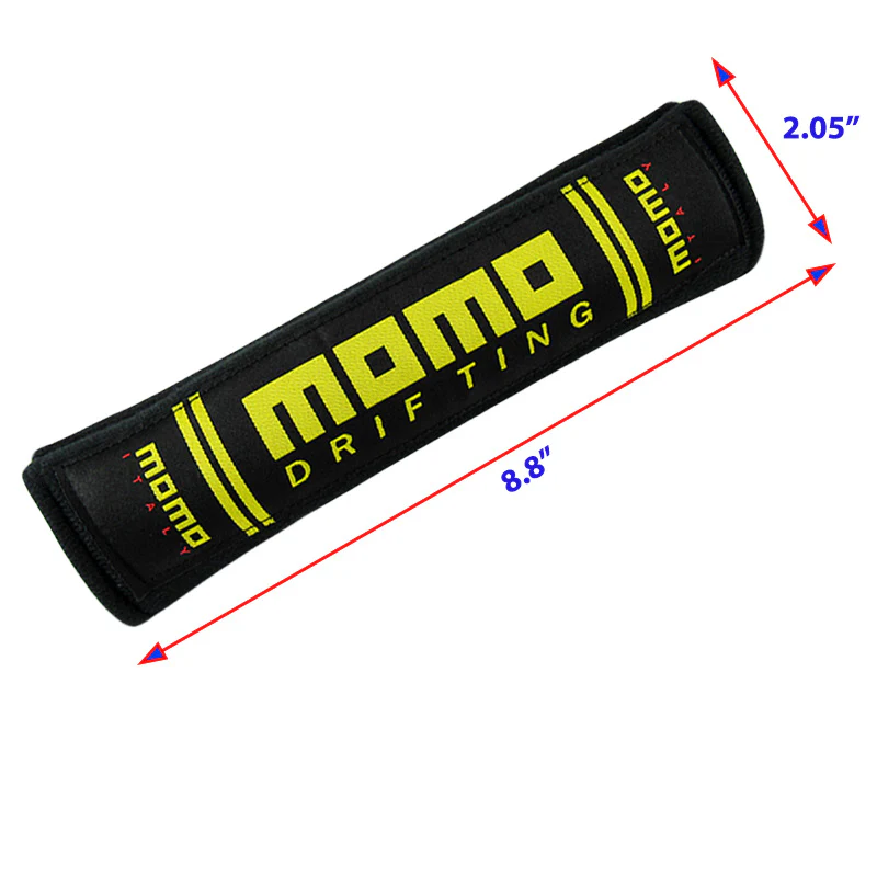 MOMO Racing Black Seat Belt Cover X2 - Image 2