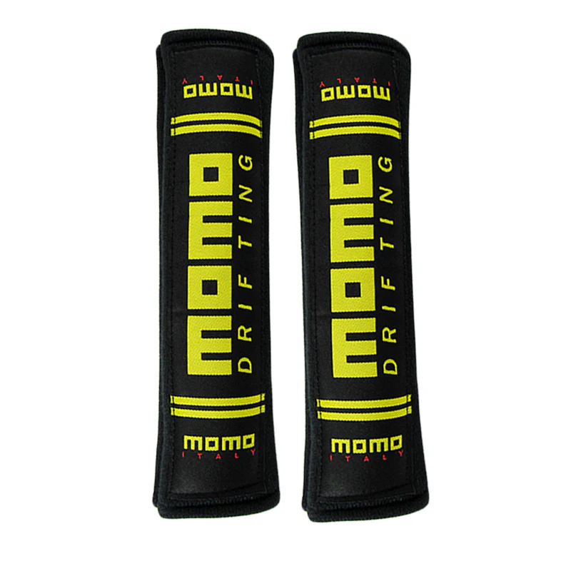 MOMO Racing Black Seat Belt Cover X2 - Image 4