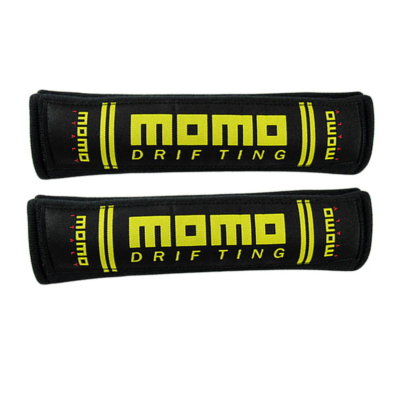 MOMO Racing Black Seat Belt Cover X2 - Image 5