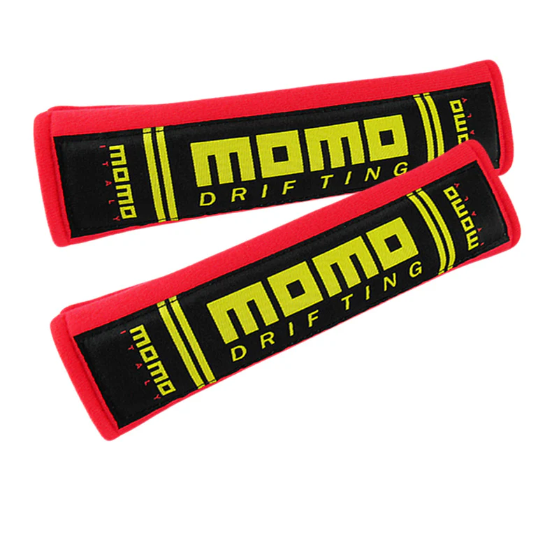MOMO Racing Red Seat Belt Cover X2 - Image 4