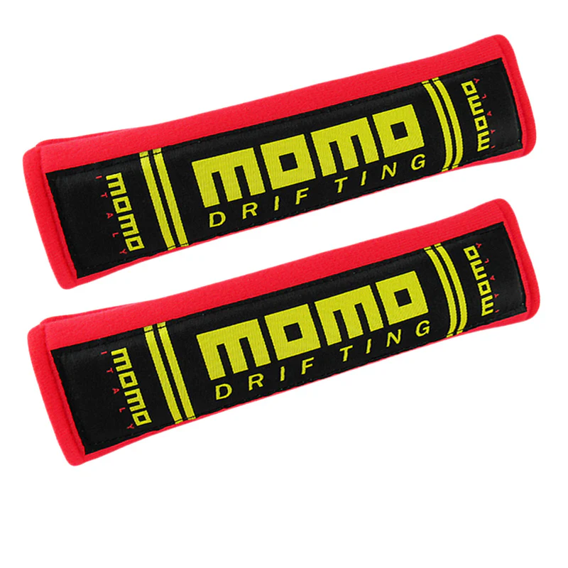 MOMO Racing Red Seat Belt Cover X2 - Image 7