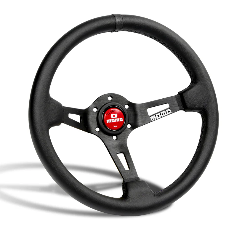 MOMO Red Full Speed Steering Wheel Horn Button Sport Competition Tuning 59mm - Image 2