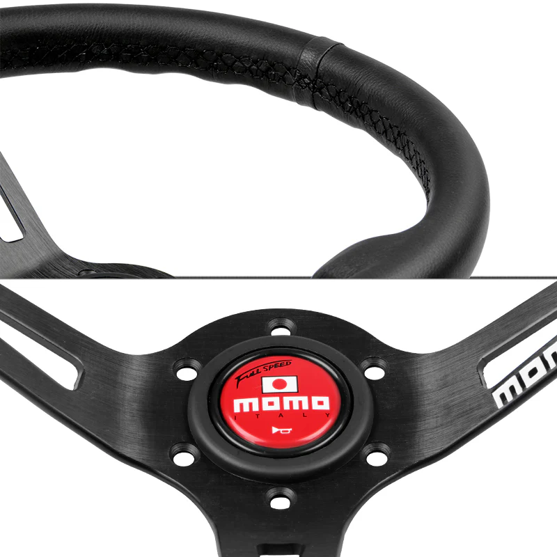 MOMO Red Full Speed Steering Wheel Horn Button Sport Competition Tuning 59mm - Image 5