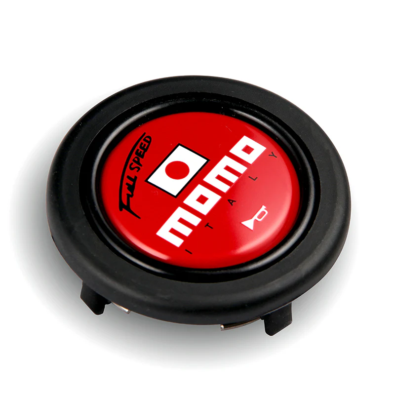 MOMO Red Full Speed Steering Wheel Horn Button Sport Competition Tuning 59mm - Image 7
