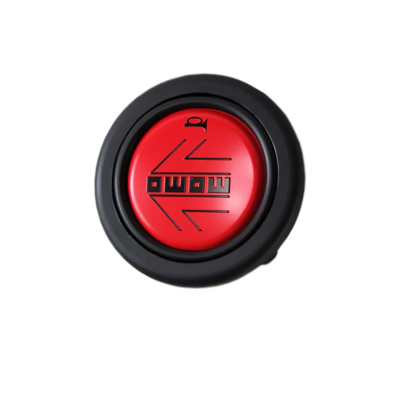 MOMO Red / Black Steering Wheel Horn Button Sport Competition Tuning 59mm - Image 7