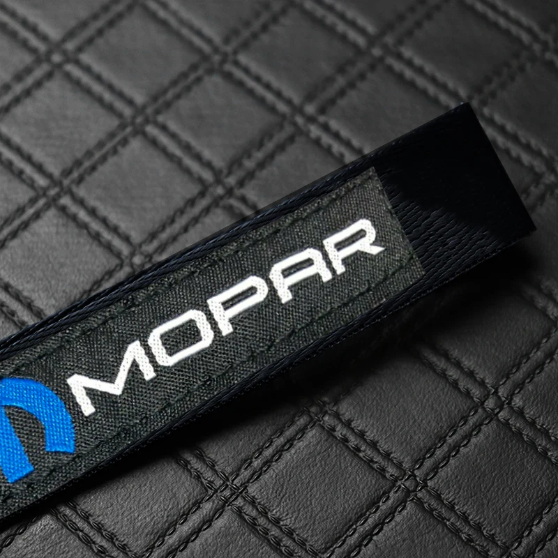 Mopar Black Keychain with Metal Key Ring - Image 4