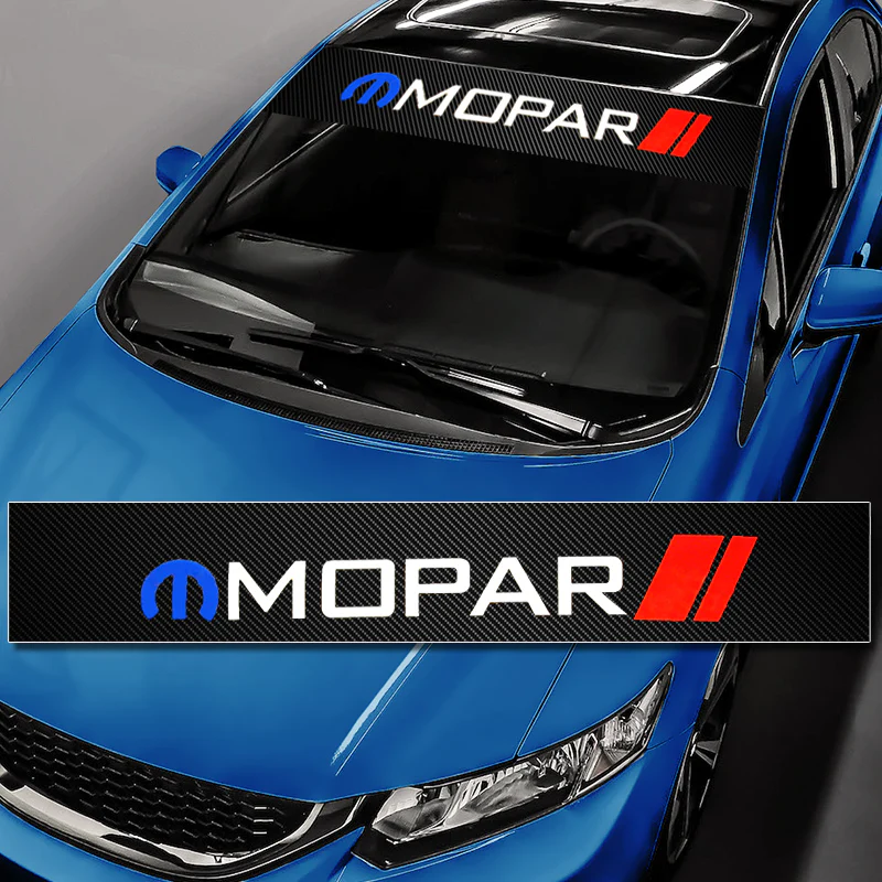 MOPAR Carbon Fiber Windshield Banner - Image 2